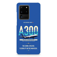 Thumbnail for Airbus A300C4-600 design on samsung case - blue