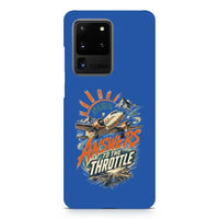 Thumbnail for Dawn Answers To The Throttle design on samsung case - blue