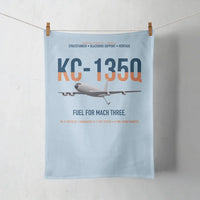 Thumbnail for KC-135Q Blackbird Tanker design on light blue towel