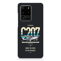 Thumbnail for Cessna T207A Stationair 8 design on samsung case - black