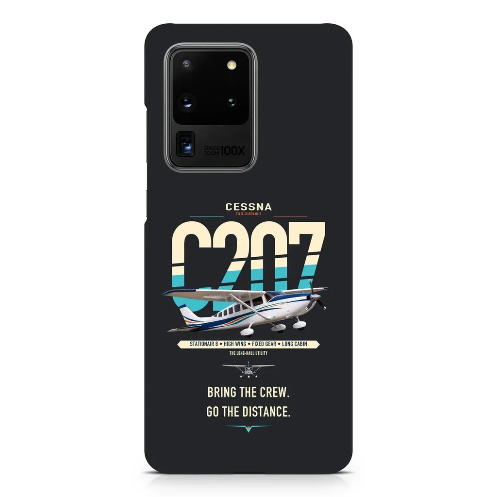 Cessna T207A Stationair 8 design on samsung case - black