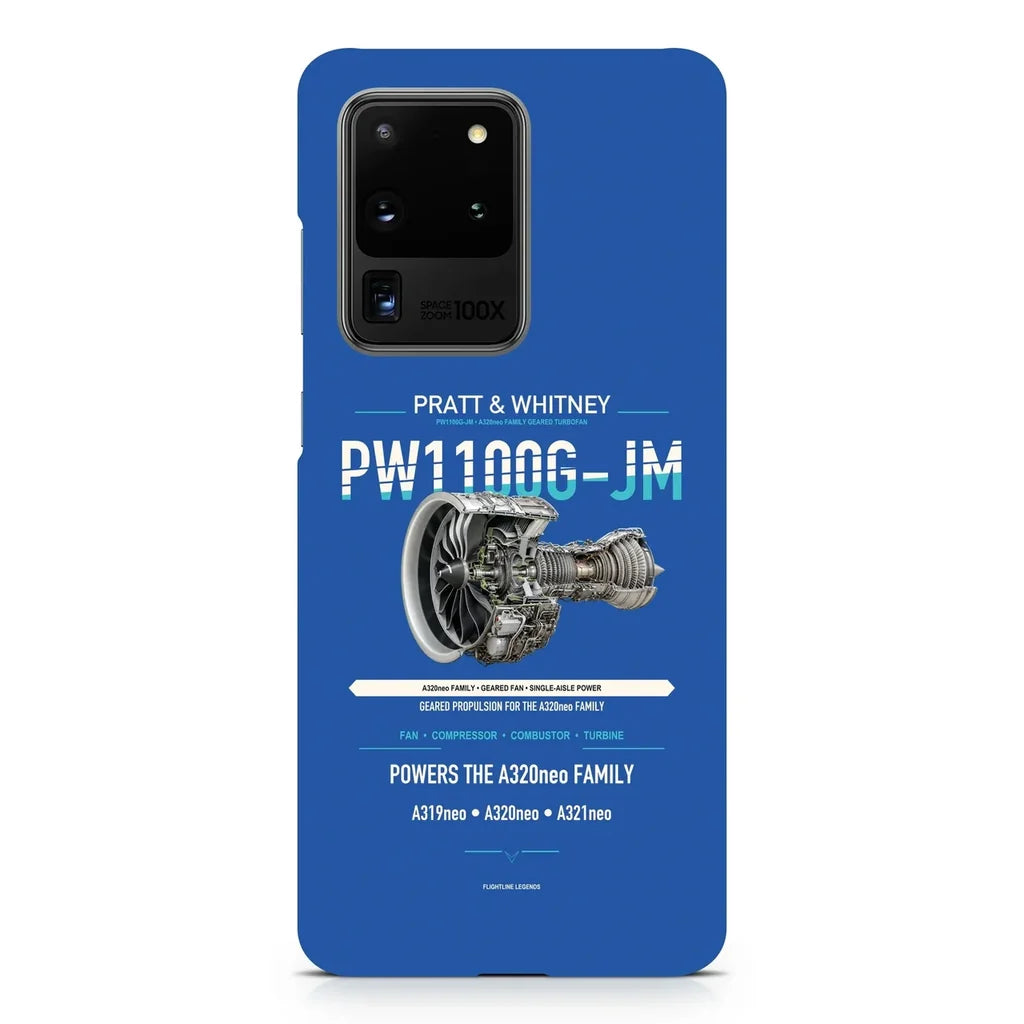 PW1100G-JM design on samsung case - blue
