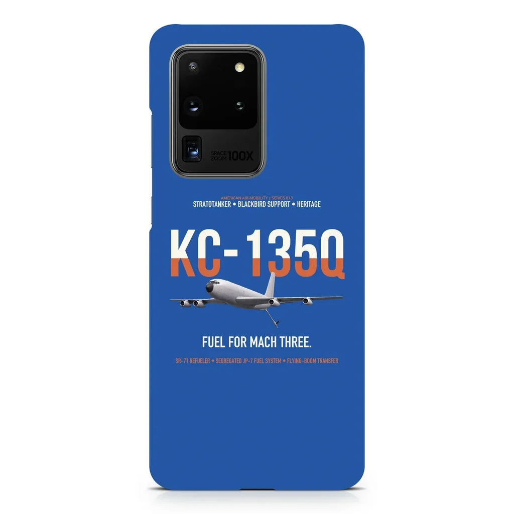 KC-135Q Blackbird Tanker design on samsung case - blue