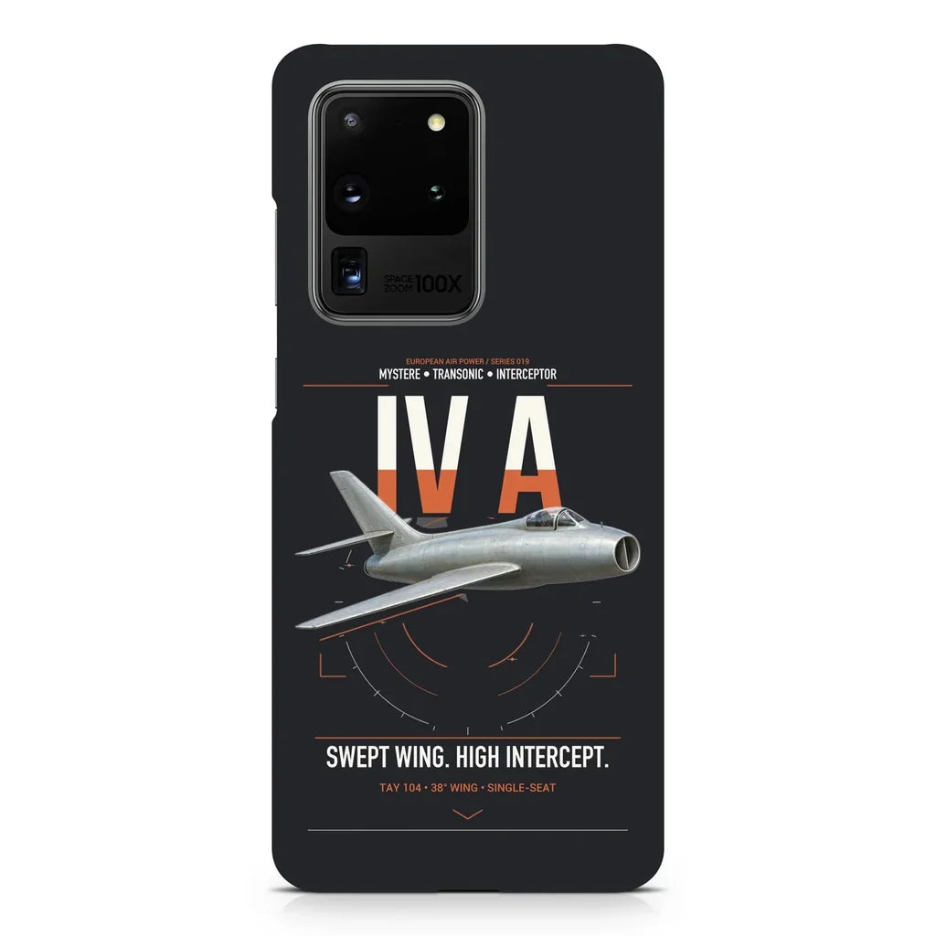 Dassault Mystère IV A design on samsung case - black