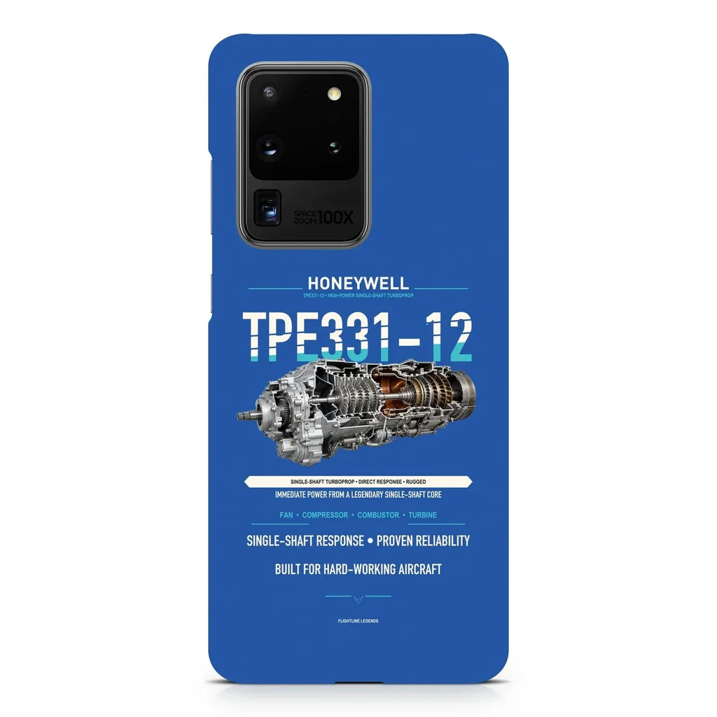 TPE331-12 design on samsung case - blue