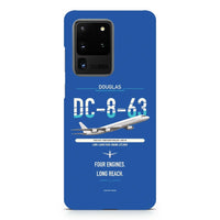 Thumbnail for Douglas DC-8-63 design on samsung case - blue