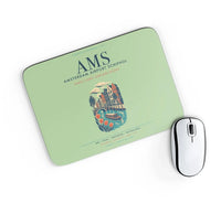 Thumbnail for Amsterdam Airport Schiphol (AMS) design on light green rectangle mouse pad