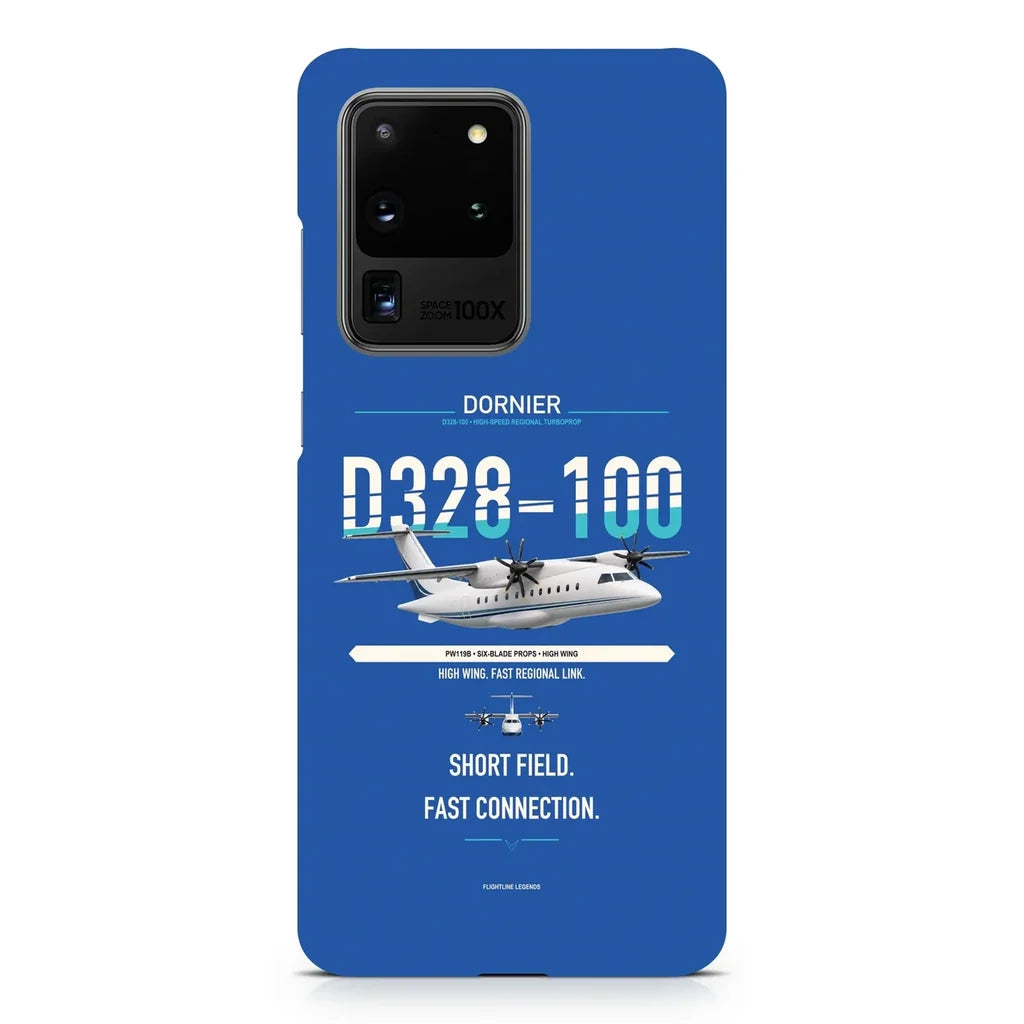 D328-100 design on samsung case - blue
