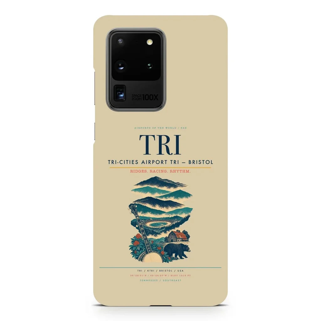 Tri-Cities Airport TRI — Bristol design on samsung case - beige