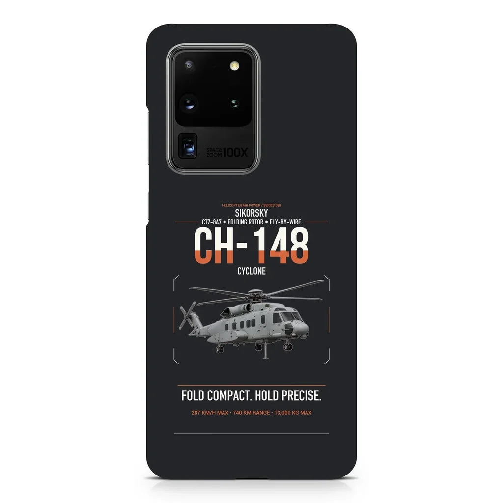 Sikorsky CH-148 Cyclone design on samsung case - black
