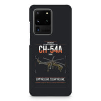 Thumbnail for Sikorsky CH-54A Tarhe design on samsung case - black