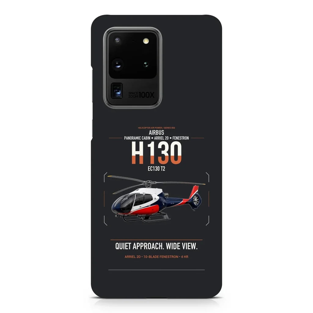 Airbus H130 design on samsung case - black