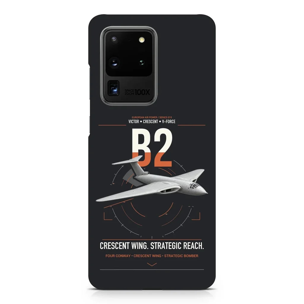 Handley Page Victor B2 design on samsung case - black