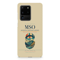 Thumbnail for Missoula Montana Airport MSO design on samsung case - beige