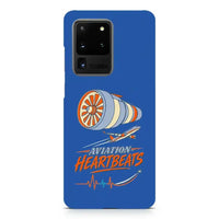 Thumbnail for Aviation Heartbeats V2 design on samsung case - blue