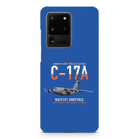 Thumbnail for C-17A Globemaster III design on samsung case - blue