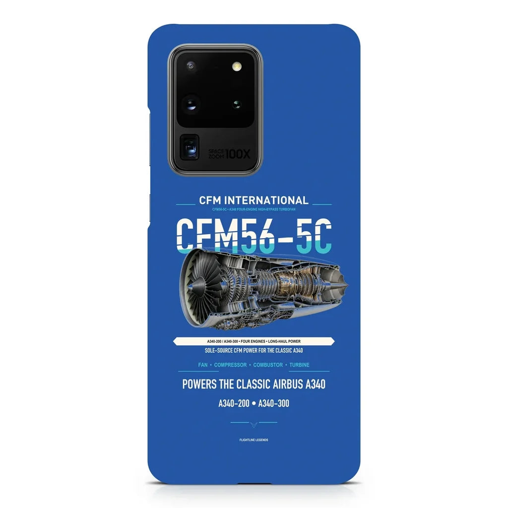 CFM56-5C design on samsung case - blue