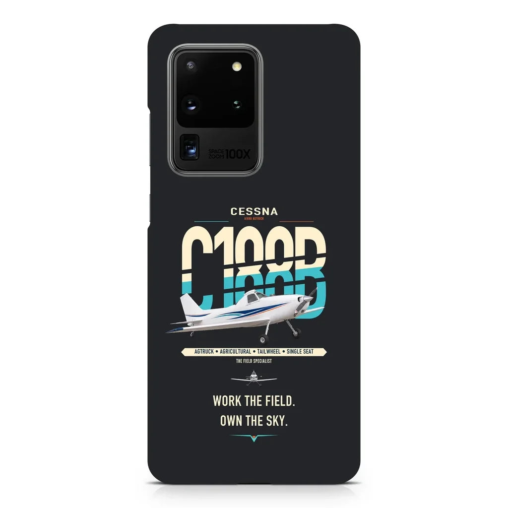 Cessna A188B AgTruck design on samsung case - black