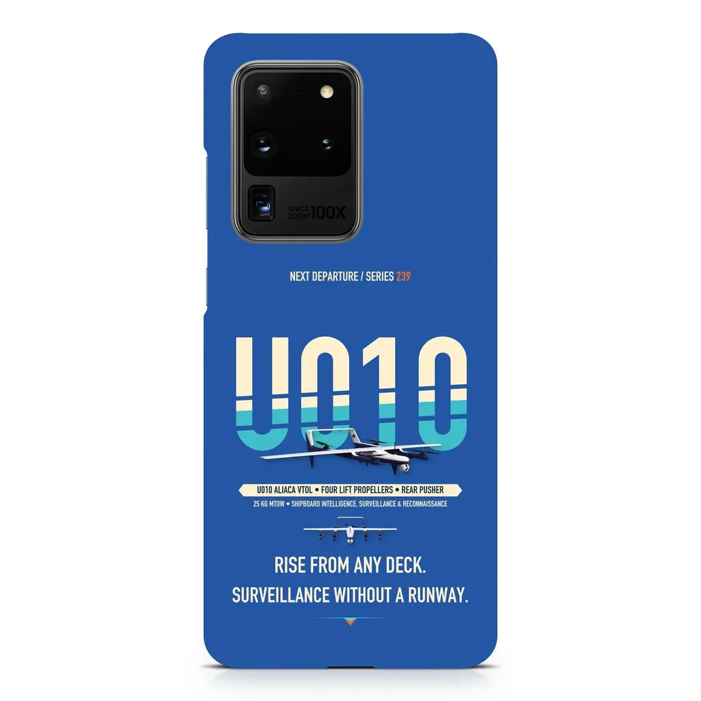 Airbus U010 Aliaca VTOL design on samsung case - blue