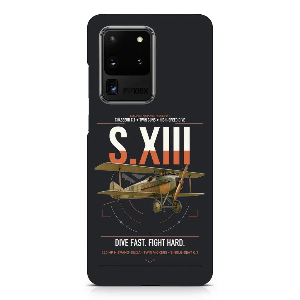 SPAD S.XIII C.1 design on samsung case - black