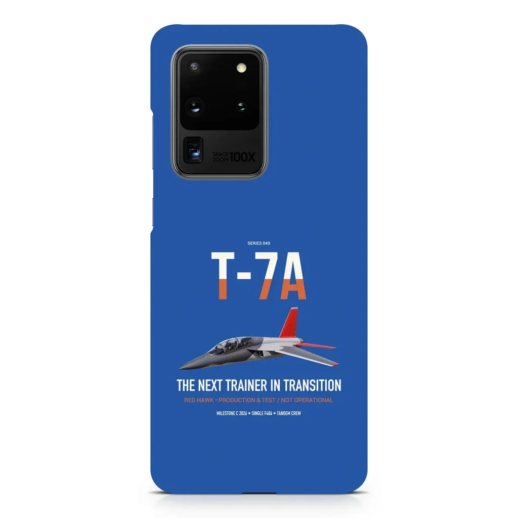 T-7A Red Hawk design on samsung case - blue