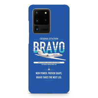 Thumbnail for Cessna Citation Bravo design on samsung case - blue