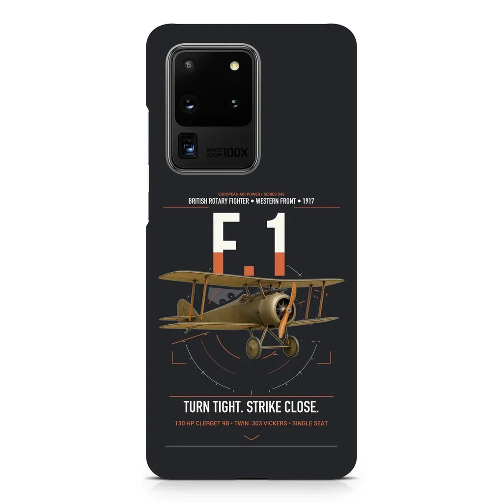 Sopwith Camel F.1 design on samsung case - black