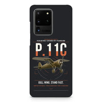 Thumbnail for PZL P.11c design on samsung case - black