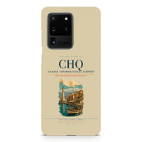 Thumbnail for Chania International Airport CHQ design on samsung case - beige