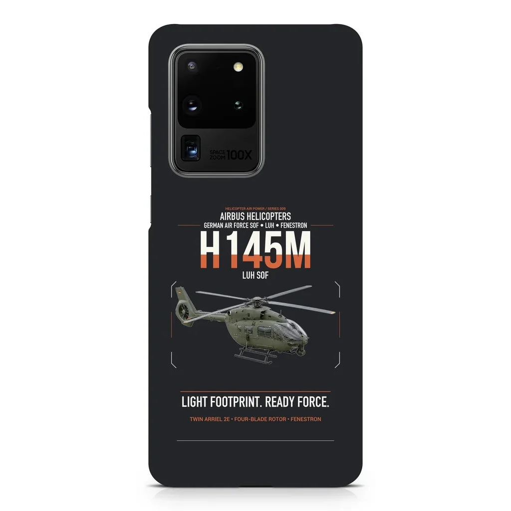 Airbus Helicopters H145M LUH SOF design on samsung case - black
