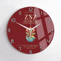 Thumbnail for Abeid Amani Karume International Airport ZNZ  Zanzibar Wall-Clock No-Frame - Dark Red