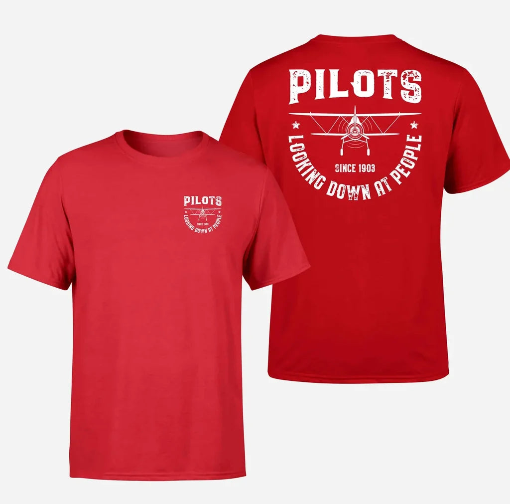 Customisable Pilots Looking Down at People T-Shirt - view 6