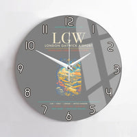 Thumbnail for London Gatwick Airport LGW Wall-Clock No-Frame - Gray
