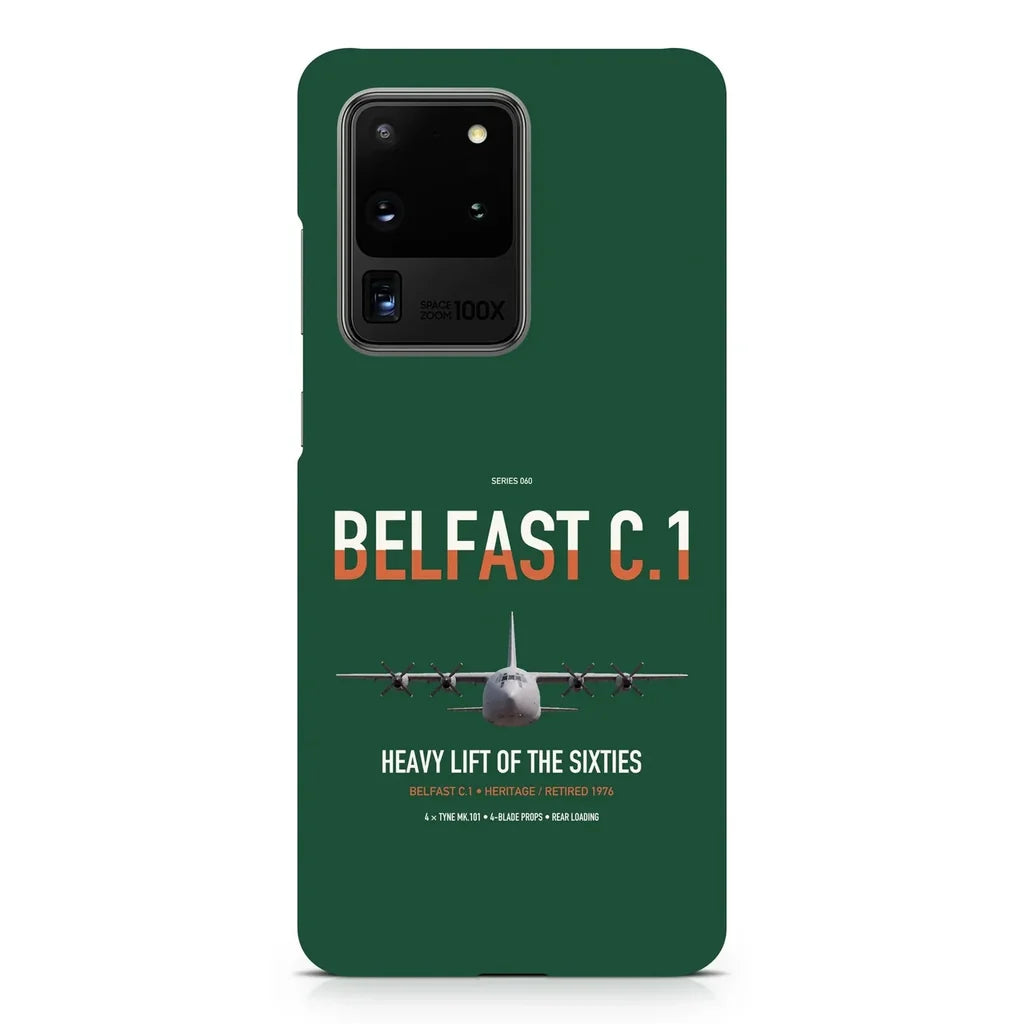 Short Belfast C.1 design on samsung case - dark green