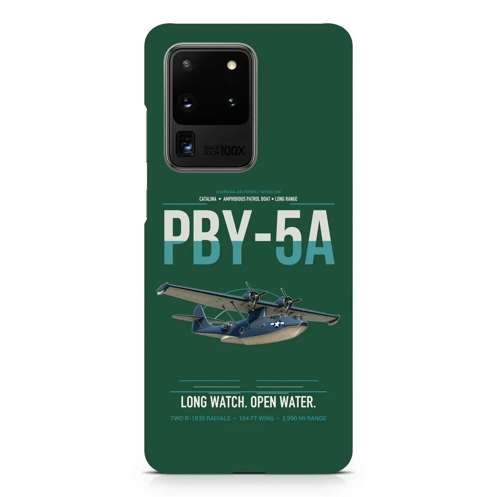 PBY-5A Catalina design on samsung case - dark green