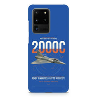 Thumbnail for Dassault Mirage 2000C RDI design on samsung case - blue