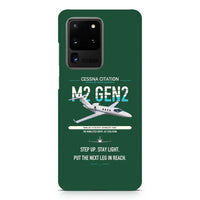 Thumbnail for Cessna Citation M2 Gen2 design on samsung case - dark green
