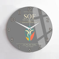 Thumbnail for Vasil Levski Airport  Sofia SOF Wall-Clock No-Frame - Gray