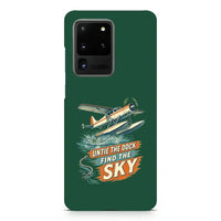 Thumbnail for Untie The Dock Find The Sky design on samsung case - dark green