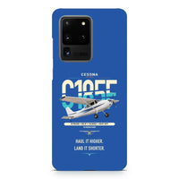 Thumbnail for Cessna A185F Skywagon design on samsung case - blue