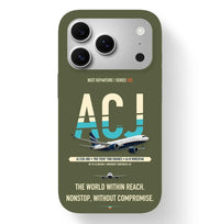 Thumbnail for Airbus ACJ330neo Case design on green army iphone case