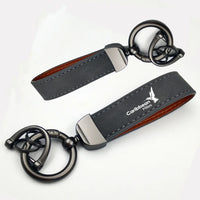 Thumbnail for Carbbean Airlines Horseshoe Buckle key chain in gray