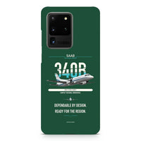 Thumbnail for Saab 340B design on samsung case - dark green