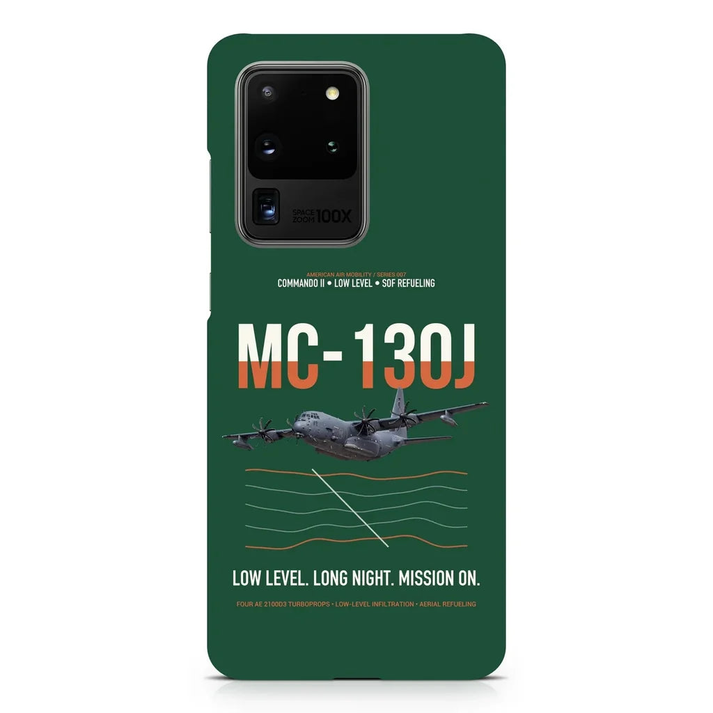 MC-130J COMMANDO II design on samsung case - dark green
