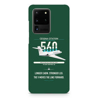 Thumbnail for Cessna Citation 560 - Citation V design on samsung case - dark green