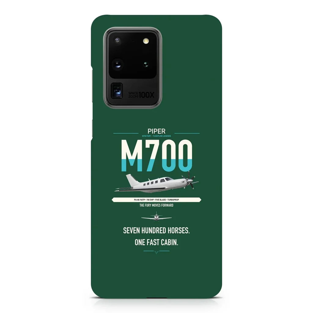 Piper M700 Fury design on samsung case - dark green