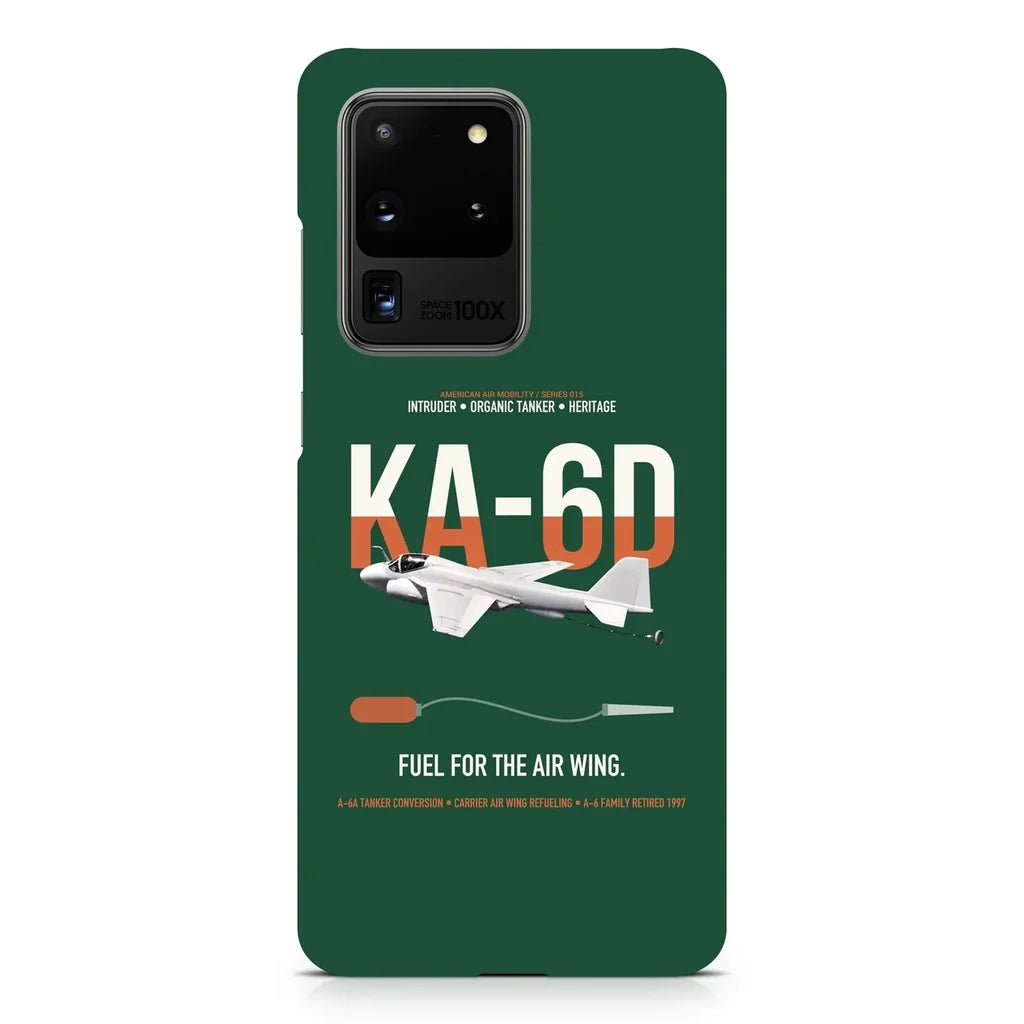 KA-6D Intruder design on samsung case - dark green