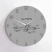 Thumbnail for How Planes Fly Wall Clock - view 8