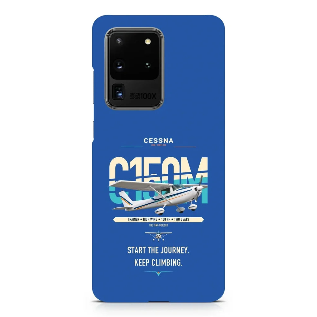 Cessna 150M design on samsung case - blue