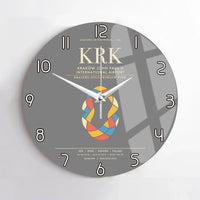 Thumbnail for Krakow John Paul II International Airport KRK Wall-Clock No-Frame - Gray